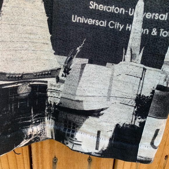 Vintage 1996 Hollywood California All Over Print T-shirt Size XL by Wayne Samuel - Picture 4 of 11